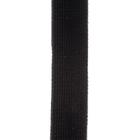 D'Addario Cotton Guitar Strap, Black