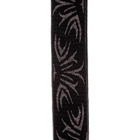 D'Addario Woven Guitar Strap, Black/Grey Tattoo