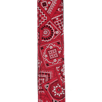 D'Addario Woven Guitar Strap, Bandana Red