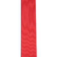 D'Addario Seat Belt Guitar Strap, Red 50mm