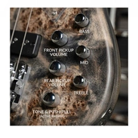 Cort GB-Modern 5 String Electric Bass Guitar - Open Pore Charcoal Grey