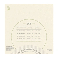 D'Addario EJ87S Titanium Ukulele Strings, Soprano