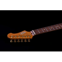 JET JS-380-RD-G Electric Guitar - Red  with Gold Hardware