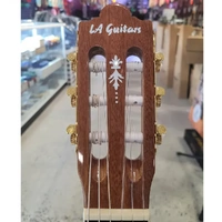 LA Guitars Classical Guitar with truss rod- Full Size Gold Tuners
