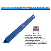 Music Nomad "Tri-Beam" 3 in 1 Dual Notched Straight Edge & Precision Straightedge