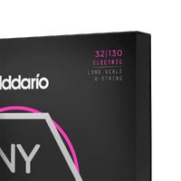 D'Addario NYXL32130 Nickel Wound Bass Guitar Strings, Regular Light 6-String, 32-130, Long Scale