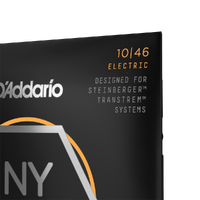 D'Addario NYXLS1046 Nickel Wound Electric Guitar Strings, Regular Light, Double Ball End, 10-46
