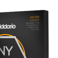 D'Addario NYXLS50105 Nickel Wound Bass Guitar Strings, Medium, 50-105, Double Ball End Long Scale