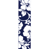 D'Addario Woven Hibiscus Guitar Strap, Blue