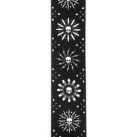 D'Addario Skull Burst Guitar Strap