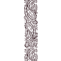 D'Addario Woven Guitar Strap, Paisley, White