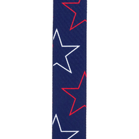 D'Addario Polyester Guitar Strap, Stars & Stripes