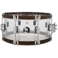 PDP 25th-Anniversary 5-piece Clear Acrylic Drum Kit Inc Snare and Hardware