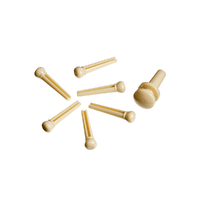 D'Addario Ebony Bridge Pins with End Pin Set, Abalone Inlay