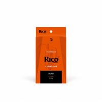 Rico Ligature & Cap, Alto Saxophone, Nickel