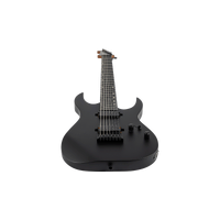 Spira Guitars S-407-MBK 7 String Electric Guitar - Satin Black