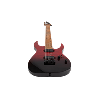 Spira S-457-TRD 7-String Electric Guitar  - Trans Red - Flame Maple Top