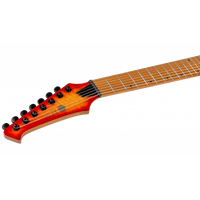 Spira S-507-QFB 7-String Electric Guitar - High Performance Rock Machine - Fireburst