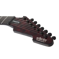 Schecter E-7 Apocalypse Electric Guitar - Red Reign - 7-String