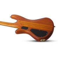 Schecter 4 String  Stiletto Studio-4 Fretless Electric Bass - Honey Satin