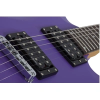 Schecter C-6 Deluxe Electric Guitar - Satin Dark Purple SCH429