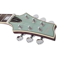 Schecter C-1 E/A Classic Satin  Pelham Blue Semi-Hollowbody Guitar