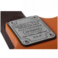 Schecter Nick Johnston USA Signature Electric Guitar Wembley Atomic Orange