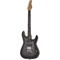 Schecter Fuji California Series Electric Guitar w/ Case - Charcoal Burst