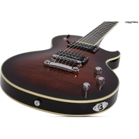 Schecter SCH-2591 6 String  Electric Guitar Solo-II Supreme Cat's Eye Burst Finish