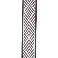 D'Addario Woven Guitar Strap, African Geometric, Cream