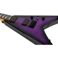 Spira v-500-TPP-E Electric Guitar - Trans Purple - Ebony Fretboard