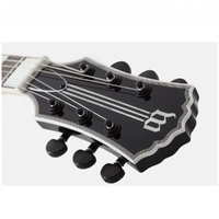 Wylde Audio Odin Grail Electric Guitar Ebony Fretboard Raw Top Bullseye