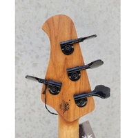 Ernie Ball Music Man BFR DarkRay Bass Guitar - Shadow Korina 