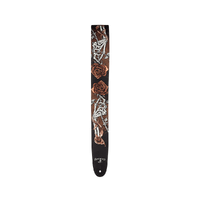 Alchemy Leather Guitar Strap, Cryptorosa