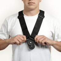 D'Addario Dare Guitar Strap, Black