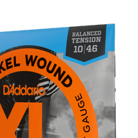 D'Addario EXL110BT Nickel Wound Electric Guitar Strings, Balanced Tension Regular Light, 10-46