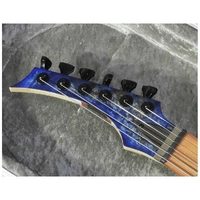 Skervesen Raptor 6 Electric Guitar, Poplar Burl Top, Rosewood Santos Fretboard, 