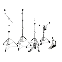 PDP 25th-Anniversary 5-piece Clear Acrylic Drum Kit Inc Snare and Hardware