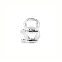 Rico Ligature & Cap, Bb Clarinet, Nickel