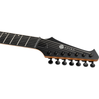 Spira Guitars S-407-MBK 7 String Electric Guitar - Satin Black