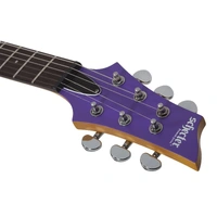 Schecter C-6 Deluxe Electric Guitar - Satin Dark Purple SCH429