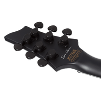 Schecter Sin Quirin E-1 Electric Guitar. Satin Black.
