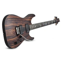 Schecter C-1 Exotic Ebony Electric Guitar, Ebony Fretboard, Natural Satin