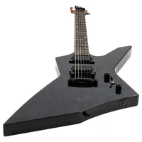 Spira Guitars X-500 TBK Ebony Fretboard Electric Guitar - Transparent Black