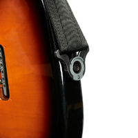 D'Addario Auto Lock Guitar Strap, Black