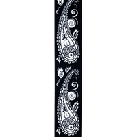 D'Addario Joe Satriani Swivel Guitar Strap, Black Paisley