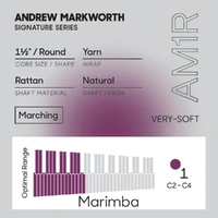 Promark Andrew Markworth AM1R Soft Bass Marimba Mallet