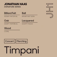 Promark Jonathan Haas JH1 Ultra Staccato Timpani Mallets