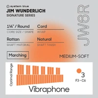 Promark Jim Wunderlich JW6R "System Blue" Soft Vibraphone Mallet