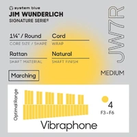 Promark Jim Wunderlich JW7R "System Blue" Medium Vibraphone Mallet